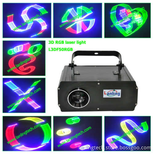 2013 Hot 3D RGB Laser Stage Lighting for Your Party